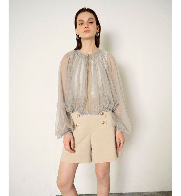 Diagram「ギャザーチュールブルゾン」|ブルゾン・スタジャン|