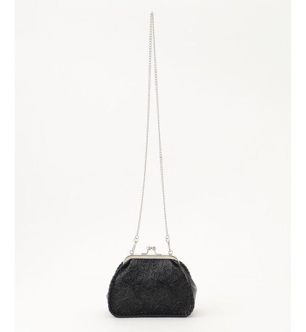 Carving Tribes「Metal clasp bag」|ショルダー・メッセンジャー|ブラック