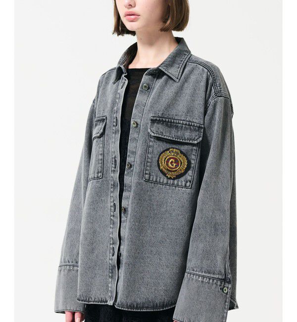 GRACE CONTINENTAL「ザリ刺繍Gクラウンブローチ」|ブローチ・コサージュ|