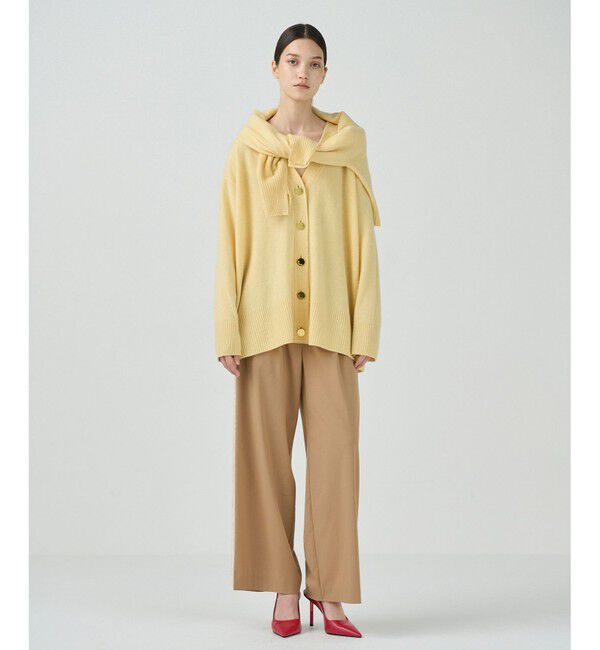 Diagram「クーマラムニットカーディガン」|カーディガン|イエロー