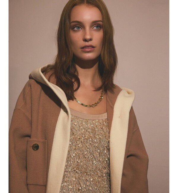 Grace Class「フェザーコンビキャミドレス」|ワンピース|