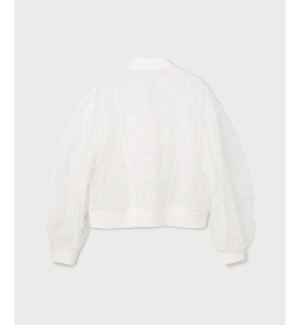  「チュールギャザーブルゾン」|ブルゾン・スタジャン|