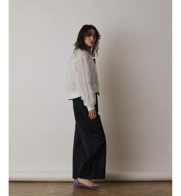  「チュールギャザーブルゾン」|ブルゾン・スタジャン|