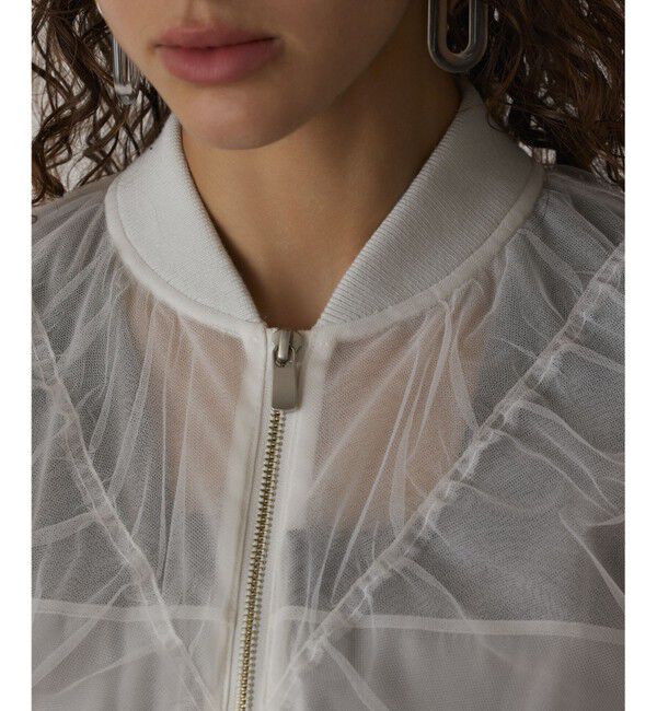  「チュールギャザーブルゾン」|ブルゾン・スタジャン|