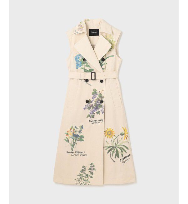 Diagram「プリントトレンチワンピース」|ワンピース|