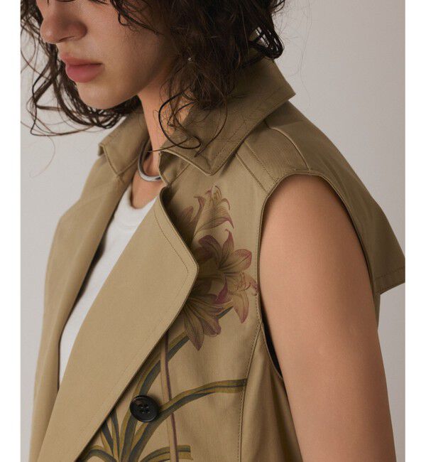 Diagram「プリントトレンチワンピース」|ワンピース|