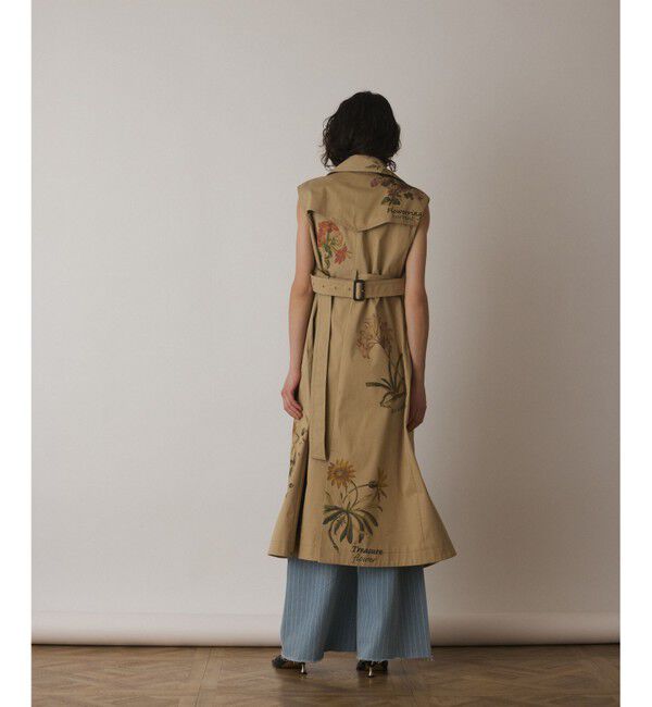 Diagram「プリントトレンチワンピース」|ワンピース|