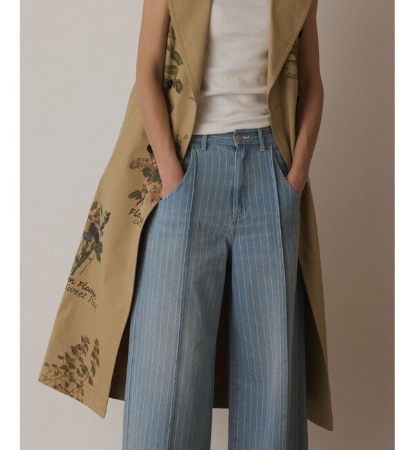 Diagram「プリントトレンチワンピース」|ワンピース|