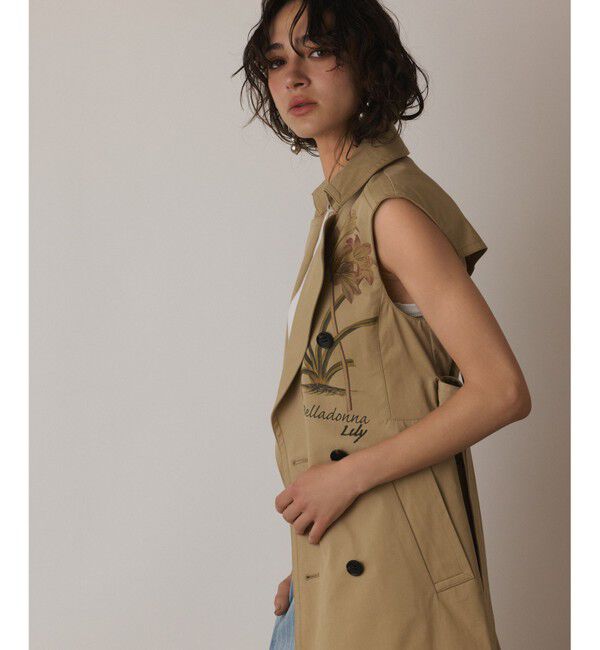 Diagram「プリントトレンチワンピース」|ワンピース|