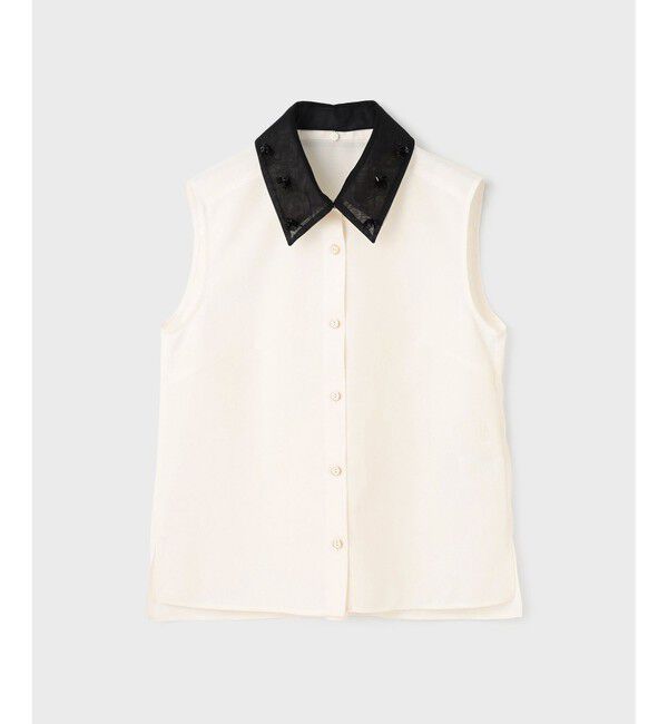 GRACE CONTINENTAL「シアーメッシュノースリーブ」|シャツ・ブラウス|