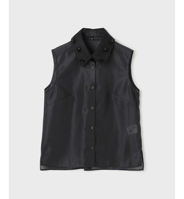 GRACE CONTINENTAL「シアーメッシュノースリーブ」|シャツ・ブラウス|