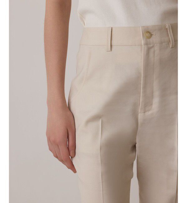 GRACE CONTINENTAL「リネンサテンフレアパンツ」|その他|