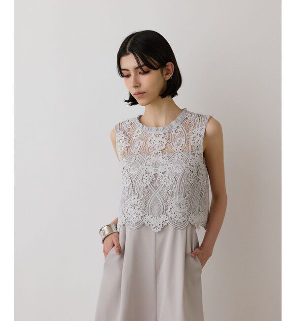 GRACE CONTINENTAL「レースコンビサロペット」|オールインワン|