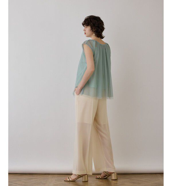 Diagram「チュールタックノースリーブ」|シャツ・ブラウス|