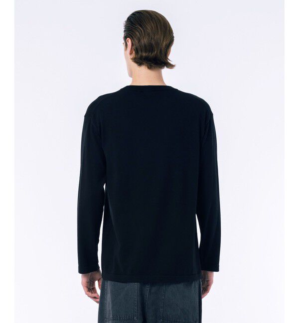 LACOSTE「ハイストレッチコットンニット長袖Tシャツ」|Tシャツ・カットソー|