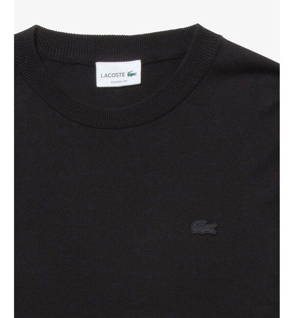 LACOSTE「ハイストレッチコットンニット長袖Tシャツ」|Tシャツ・カットソー|