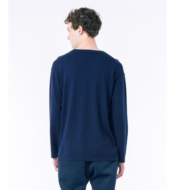 LACOSTE「ハイストレッチコットンニット長袖Tシャツ」|Tシャツ・カットソー|