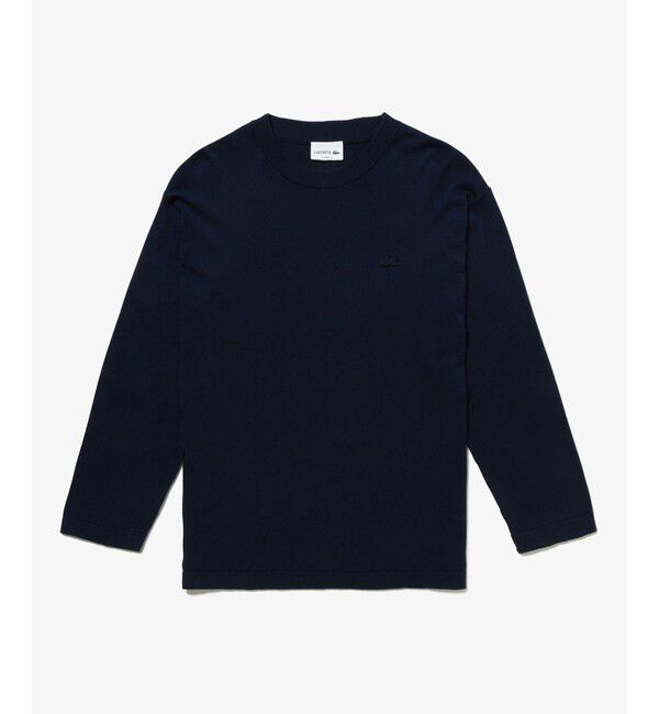LACOSTE「ハイストレッチコットンニット長袖Tシャツ」|Tシャツ・カットソー|