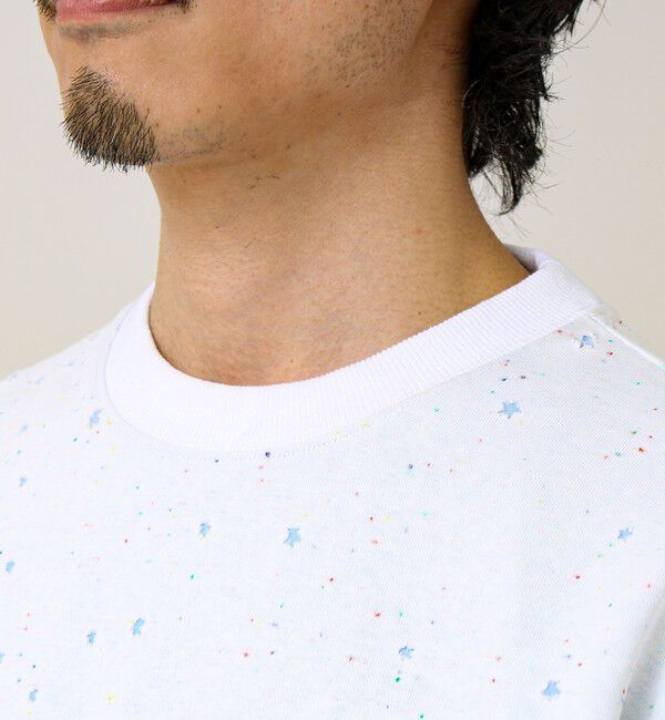 GLOSTER「星穴ネップボンディング クルーネックスウェット」|スウェット・ジャージ|