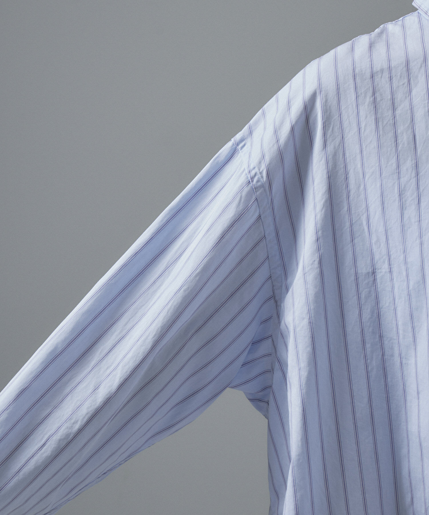 SALON adam et rope'「【Americana（アメリカーナ）】タイプライターロングシャツ/ストライプ」|シャツ・ブラウス|