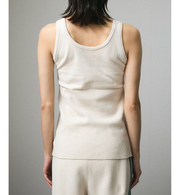 SALON adam et rope'「ブラパッド付タンクトップ-CreamyCotton /クリーミーコットン-」|タンクトップ|
