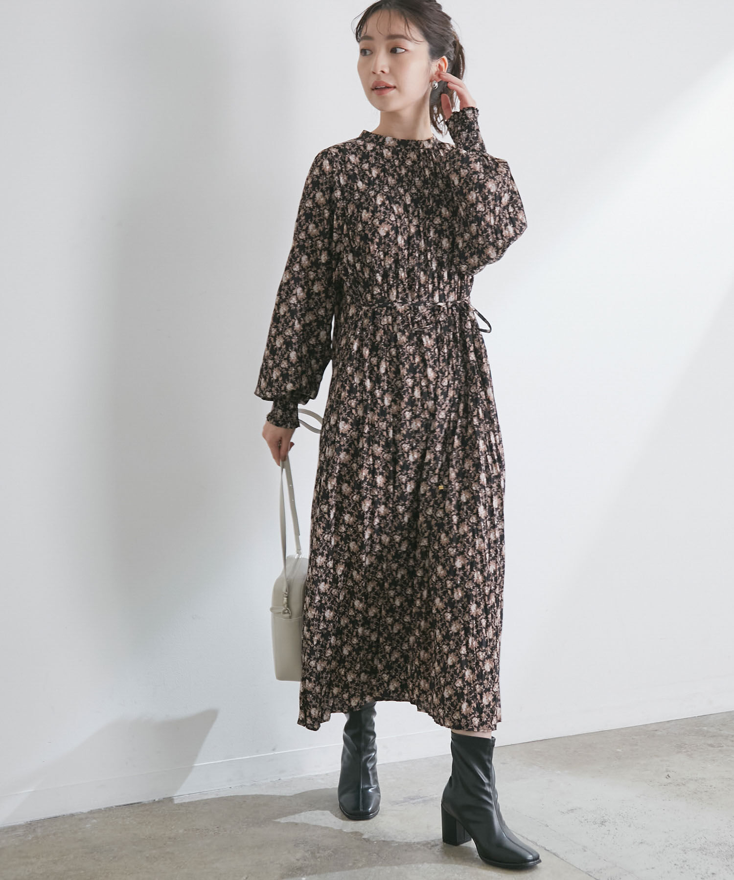 Juze「柔らかく足にフィット。スクエアトゥストレッチブーツ」|その他|