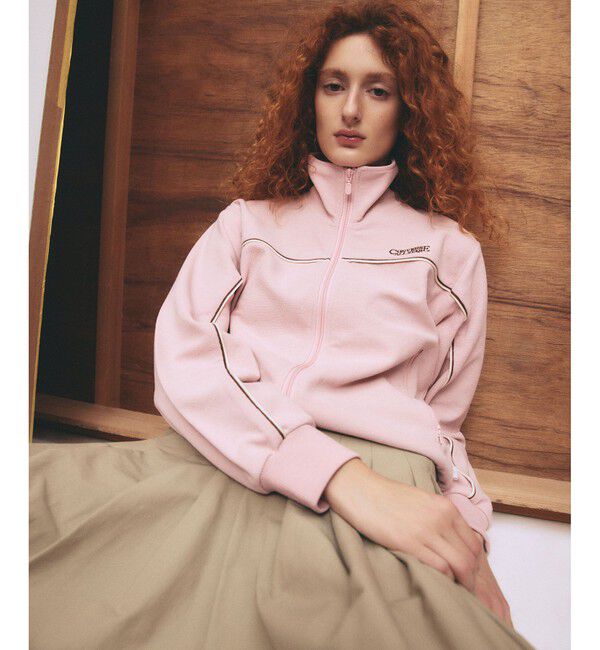 VIS「【CONVERSE】VIS別注配色ライントラックジャケット【セットアップ対応】」|その他|ピンク