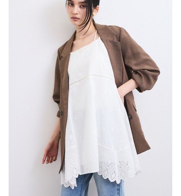 VIS「カットワークレースキャミミニワンピース」|ワンピース|オフサブ