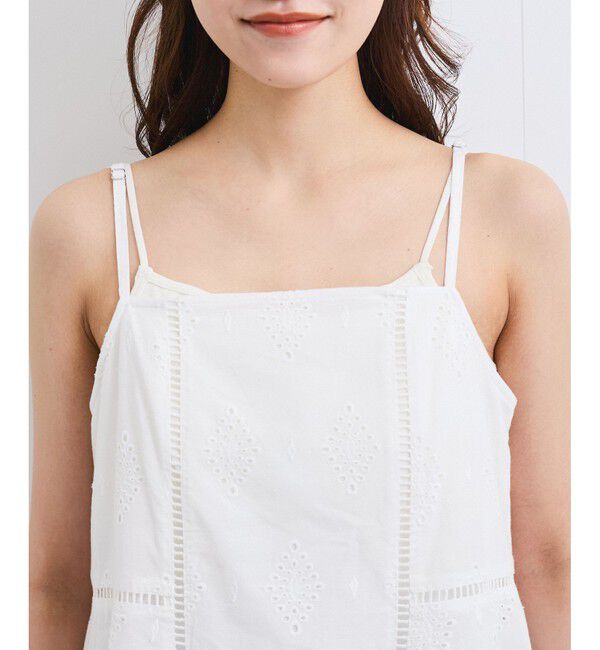 VIS「カットワークレースキャミミニワンピース」|ワンピース|