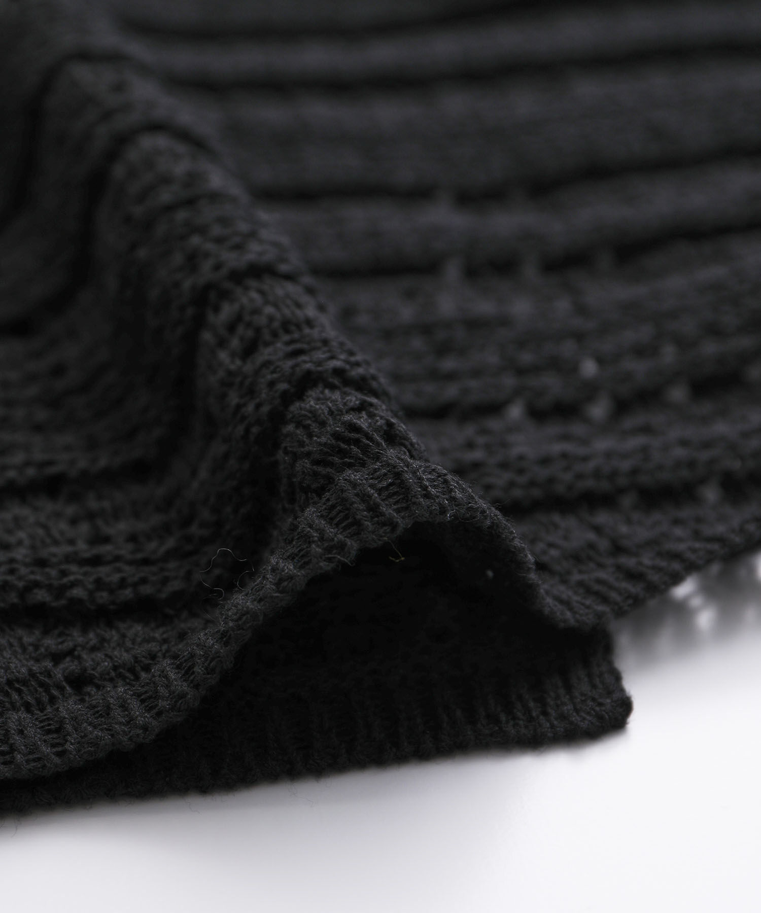 Rope&rsquo;Picnic「セットアップ対応/透かし編みテープヤーンIラインニットスカート」|スカート|