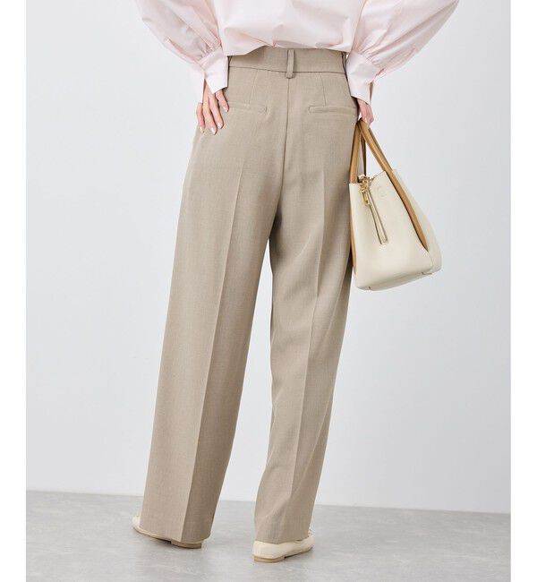 Rope&rsquo;Picnic「クリアツイルワイドパンツ/セレモニー・セットアップ対応」|チノ|