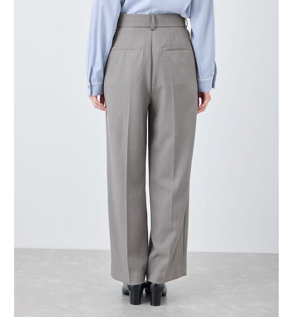 Rope&rsquo;Picnic「クリアツイルワイドパンツ/セレモニー・セットアップ対応」|チノ|