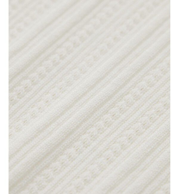 Rope&rsquo;Picnic「【UVカット・イージーケア・マシンウォッシャブル】八方映えニット スカラップニットプルオーバー」|ニット・セーター|