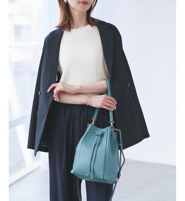 Rope&rsquo;Picnic「【UVカット・イージーケア・マシンウォッシャブル】八方映えニット スカラップニットプルオーバー」|ニット・セーター|