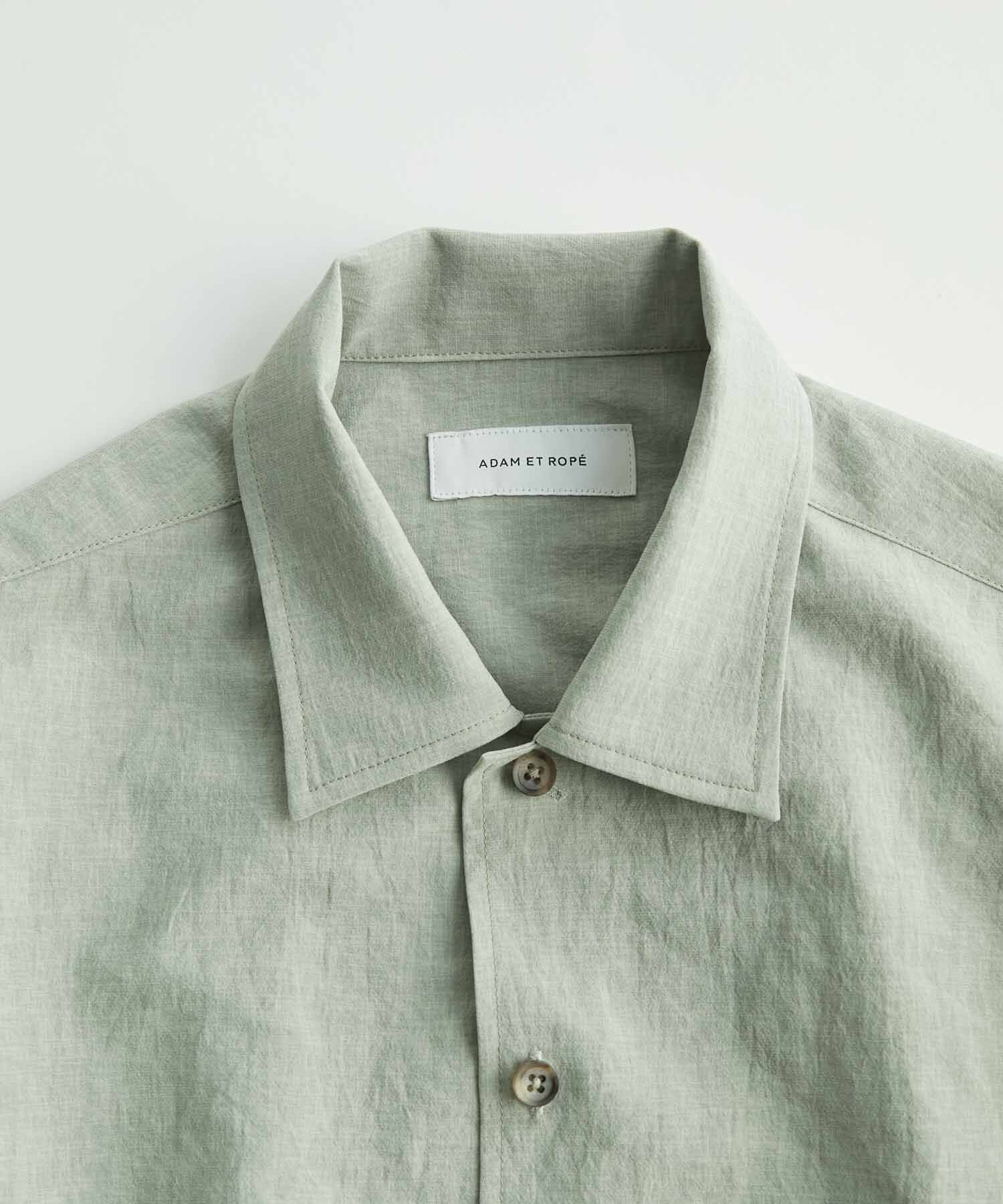 ADAM ET ROPE'「【RIRANCHA/リランチェ】ワイドシルエット シャツジャケット / 速乾 / 冷感 / イージーケア / ユニセックス」|ブルゾン・スタジャン|