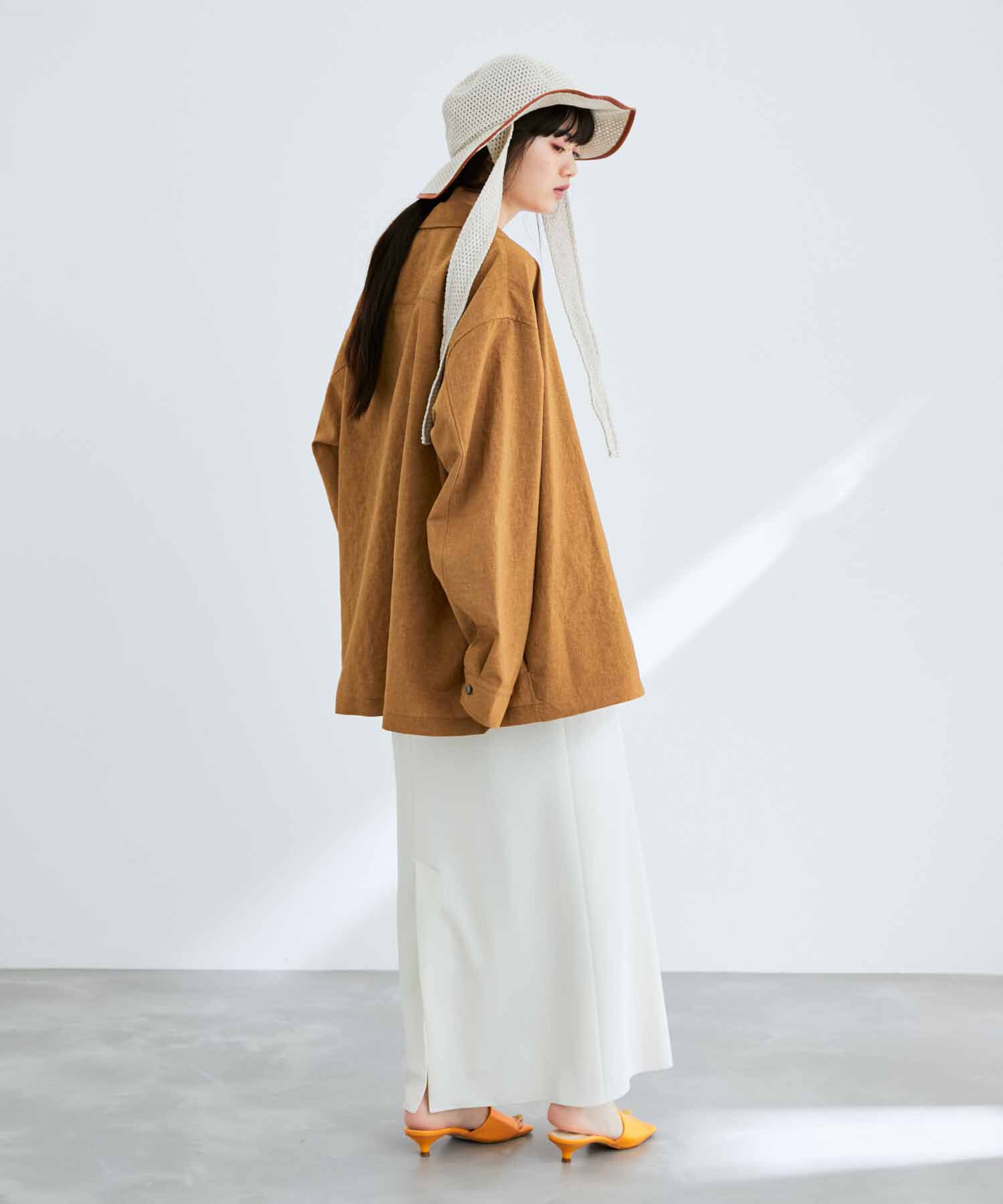 ADAM ET ROPE'「【RIRANCHA/リランチェ】ワイドシルエット シャツジャケット / 速乾 / 冷感 / イージーケア / ユニセックス」|ブルゾン・スタジャン|