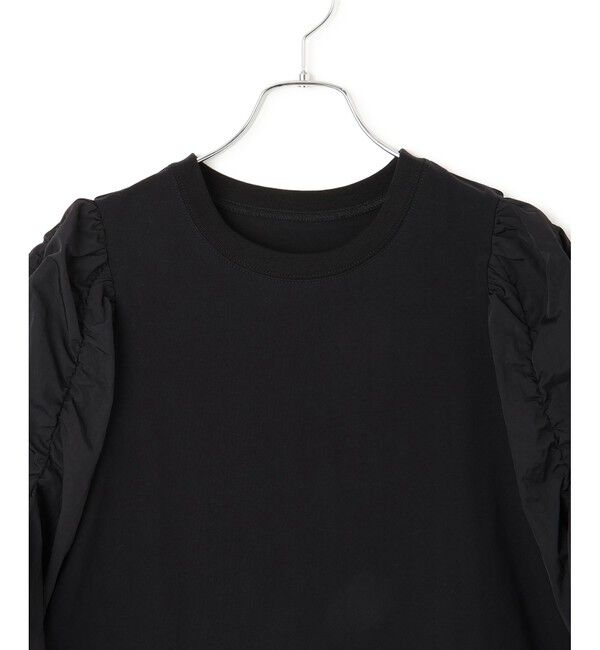 ADAM ET ROPE'「【WEB限定】フリルスリーブカットソー」|Tシャツ・カットソー|