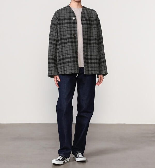 LE GLAZIK「LE GLAZIK | ウールリバー ジャケット WOMEN」|テーラードジャケット|