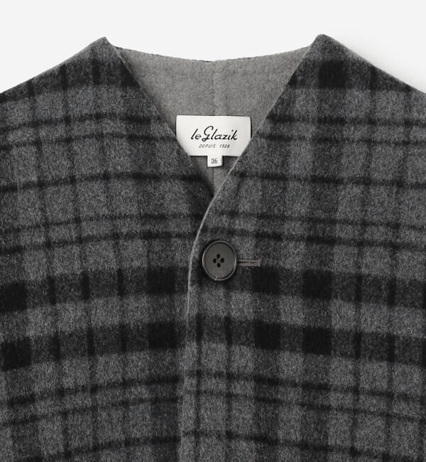 LE GLAZIK「LE GLAZIK | ウールリバー ジャケット WOMEN」|テーラードジャケット|