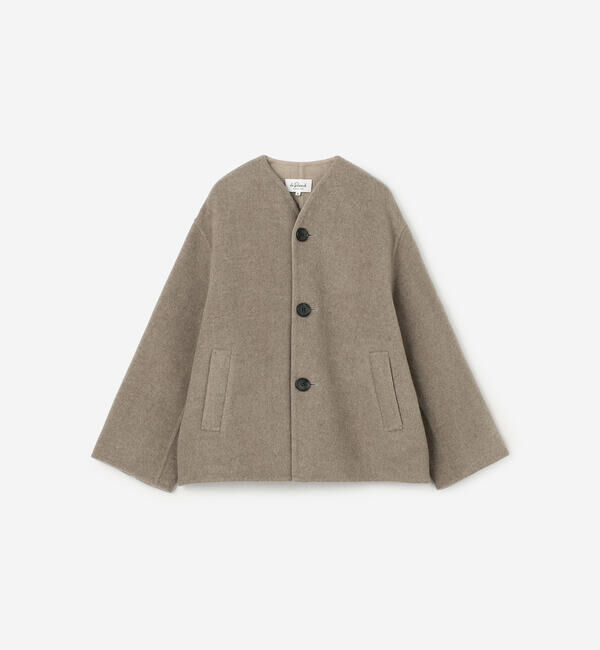 LE GLAZIK「LE GLAZIK | ウールリバー ジャケット WOMEN」|テーラードジャケット|