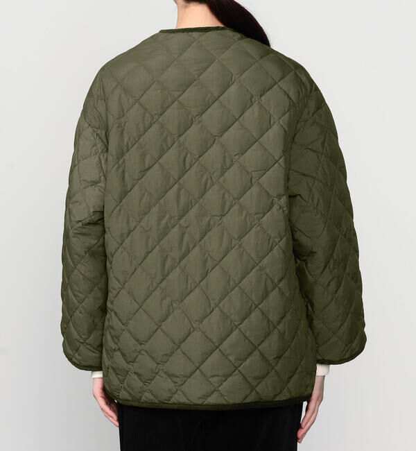 GYMPHLEX「Gymphlex | キルトダウンカラーレスジャケット WOMEN」|ダウン|