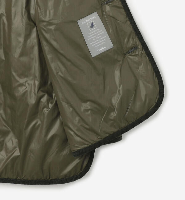 GYMPHLEX「Gymphlex | キルトダウンカラーレスジャケット WOMEN」|ダウン|