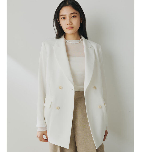  「シアーダブルジャケット」|テーラードジャケット|