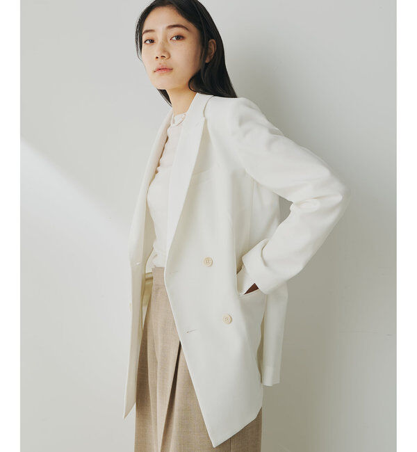  「シアーダブルジャケット」|テーラードジャケット|