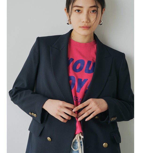  「シアーダブルジャケット」|テーラードジャケット|