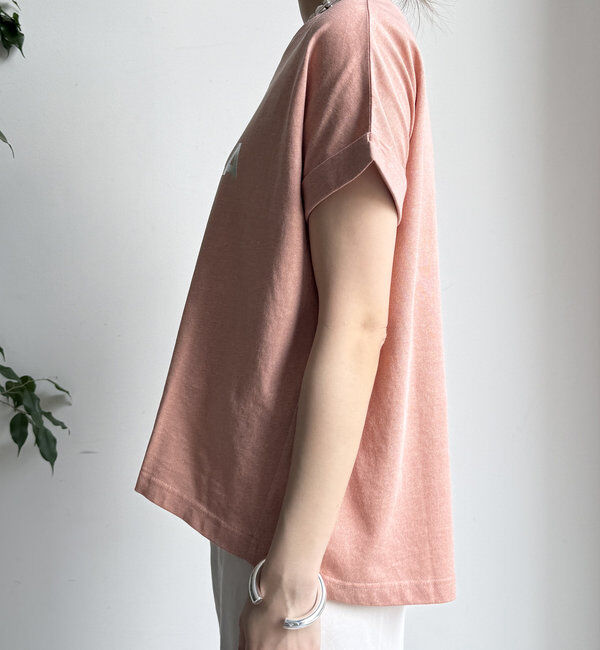  「【WEB限定】 箔プリントロールアップTEE」|Tシャツ・カットソー|