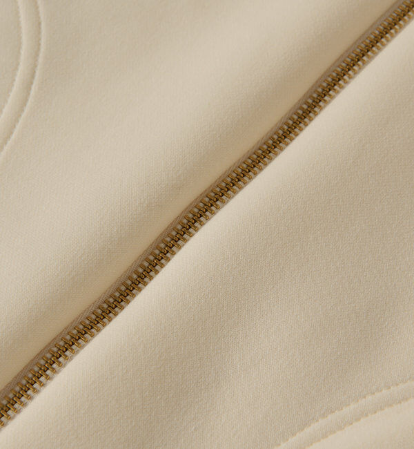  「【WEB限定/キレイめ上品】スポンジダンボールZIPパーカーカットソー」|パーカー|