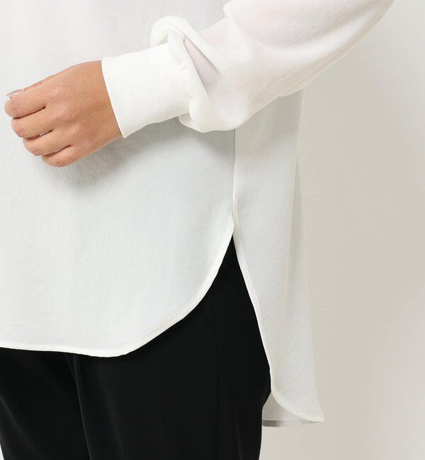  「【さらっと着やすい！/冷房・日焼け対策◎】ジョーゼットポケットブラウス」|シャツ・ブラウス|