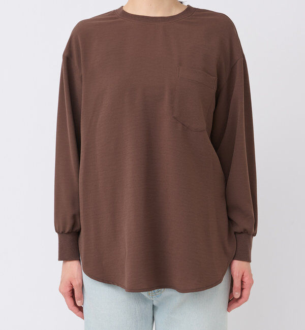  「【さらっと着やすい！/冷房・日焼け対策◎】ジョーゼットポケットブラウス」|シャツ・ブラウス|