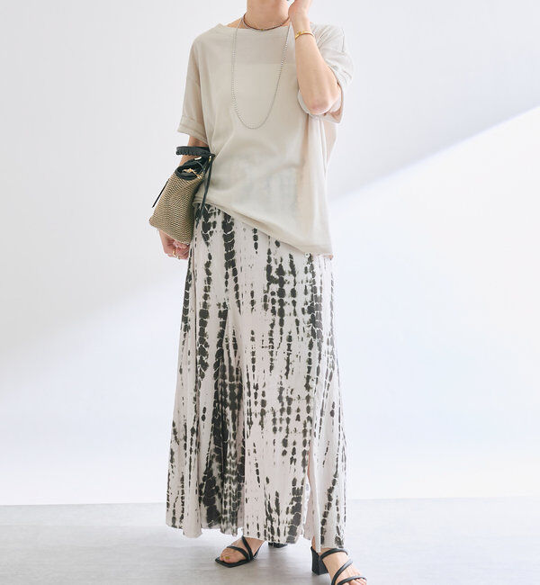  「【MONN.:.(モン)】オープンネックTee」|Tシャツ・カットソー|